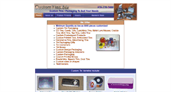 Desktop Screenshot of customtins.biz